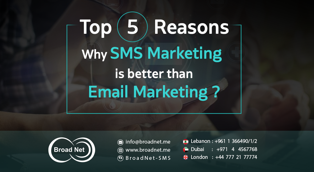 Top 5 Reasons Why SMS Marketing is better than Email Marketing