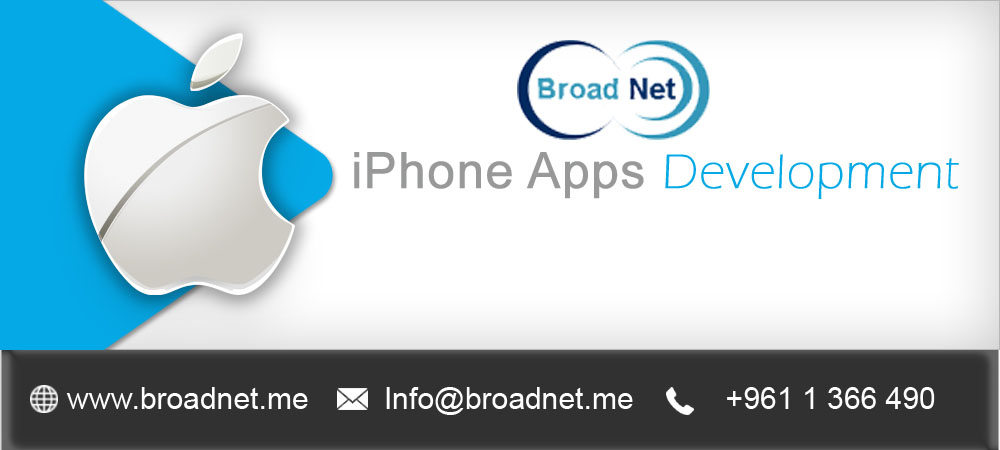 Hire BroadNet ’s Iphone app development services and Mount Your Business Growth Tremendously