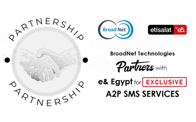 Broadnet Technologies Partners with e& Egypt for EXCLUSIVE A2P SMS Services