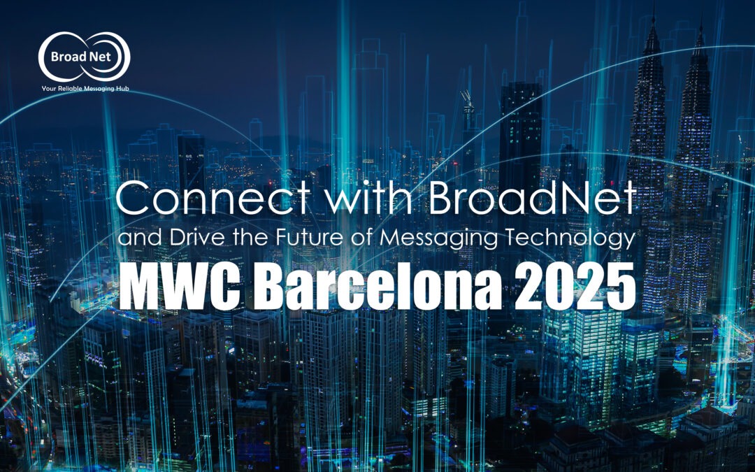 Broadnet at MWC 2025 showcasing telecom innovations like Flash Call Detection and AIT Traffic Control